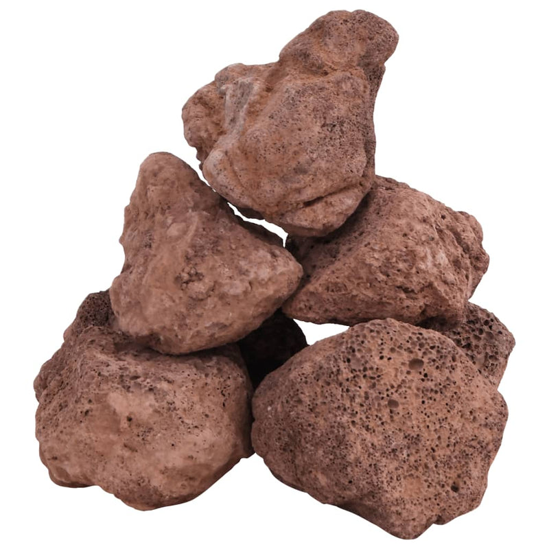 Load image into Gallery viewer, Vidaxl lavastenen 10 kg 10-30 cm rood
