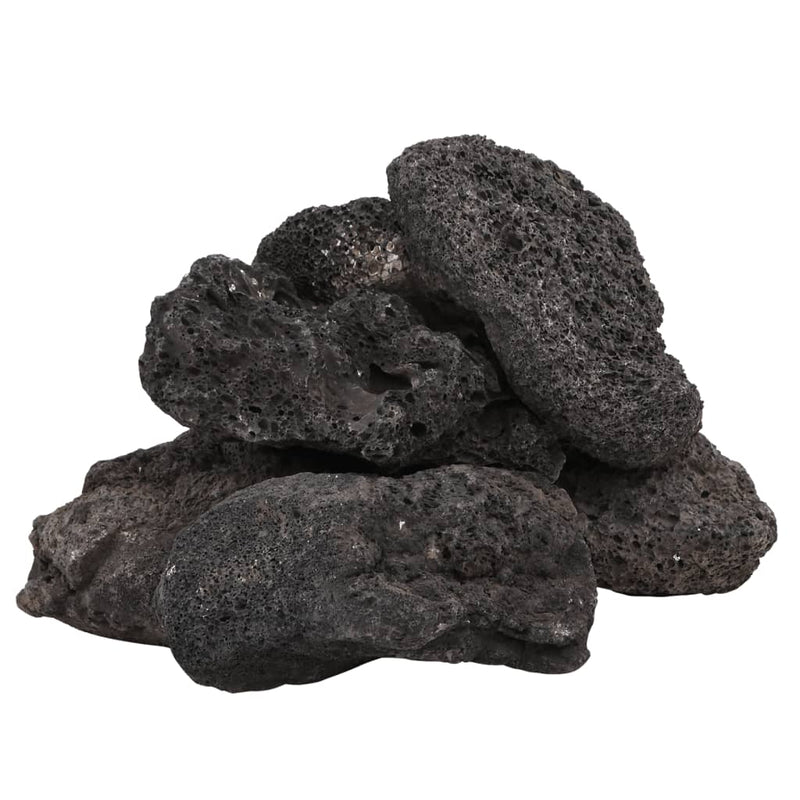 Load image into Gallery viewer, Vidaxl lavastenen 25 kg 10-30 cm zwart
