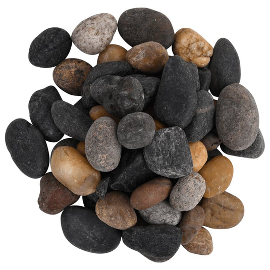 Vidaxl kiezelstenen gepolijst 5-8 cm 10 kg meerkleurig