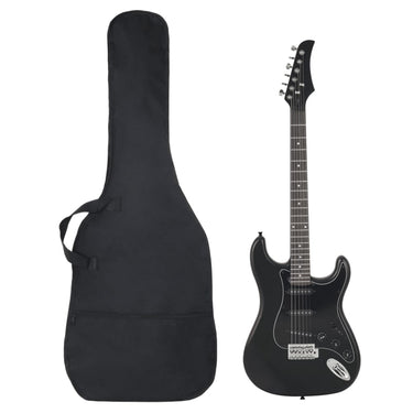 Vidaxl gitaar voor beginners elektrisch met tas 4 4 39 zwart