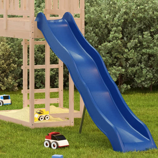 VidaXL Glijbaan 210x40 cm polypropeen blauw