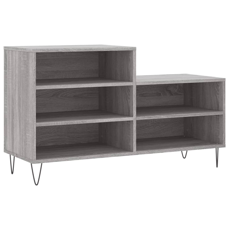 Load image into Gallery viewer, Vidaxl schoenenkast 102x36x60 cm bewerkt hout sonoma grijs
