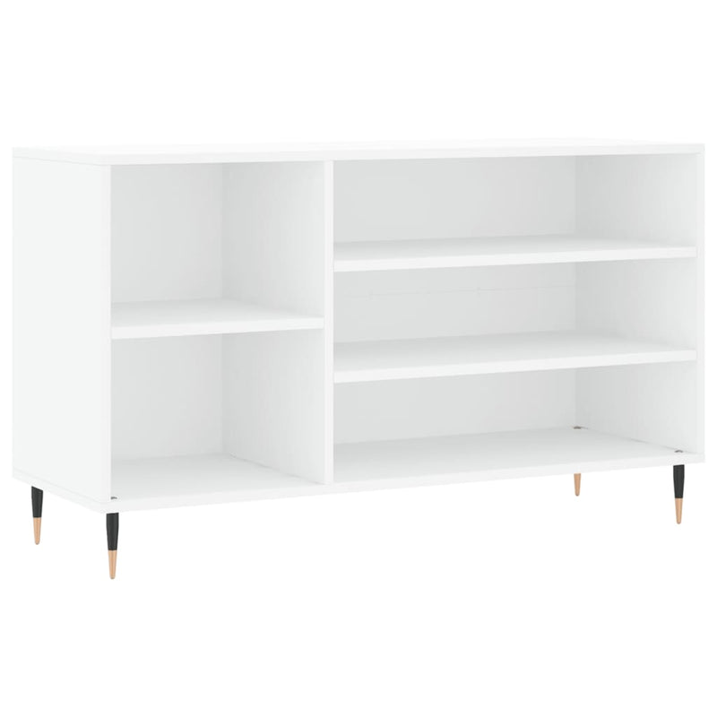 Afbeelding laden in galerijviewer, Vidaxl schoenenkast 102x36x60 cm bewerkt hout wit
