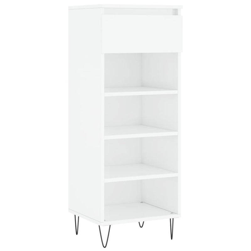 Load image into Gallery viewer, Vidaxl schoenenkast 40x36x105 cm bewerkt hout hoogglans wit
