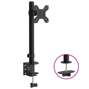 Vidaxl monitorbeugel vesa 75 100 mm zwart staal