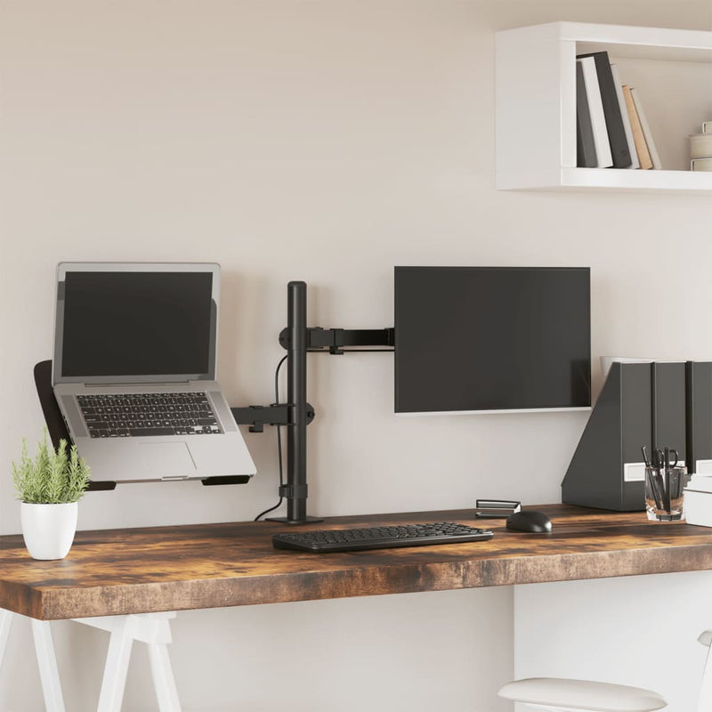 Load image into Gallery viewer, Vidaxl monitorbeugel vesa 75 100 mm zwart staal
