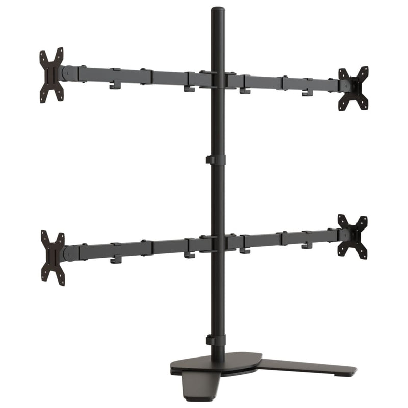 Load image into Gallery viewer, Vidaxl monitorbeugel vesa 75 100 mm zwart staal
