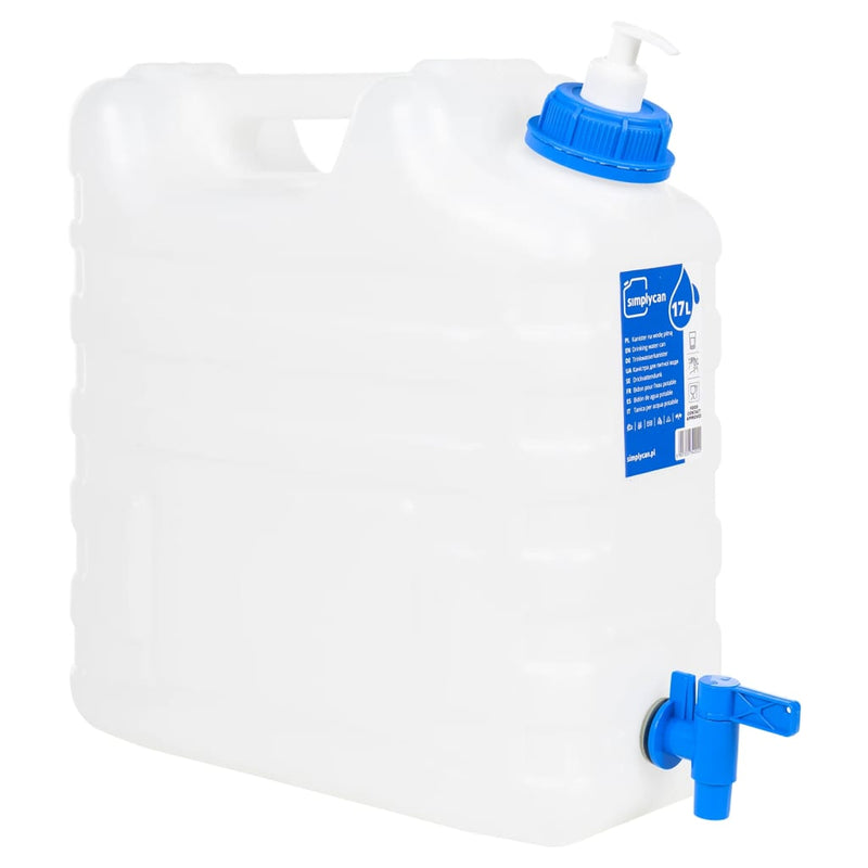 Load image into Gallery viewer, Vidaxl watertank met kraan en zeepdispenser 15 l kunststof
