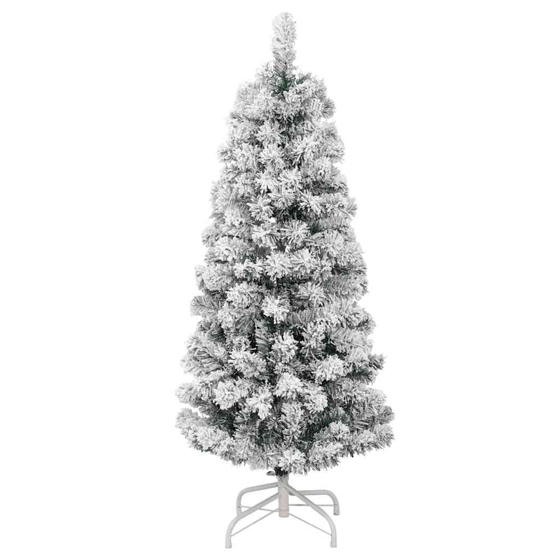Load image into Gallery viewer, Vidaxl kunstkerstboom met scharnieren en sneeuw 150 cm
