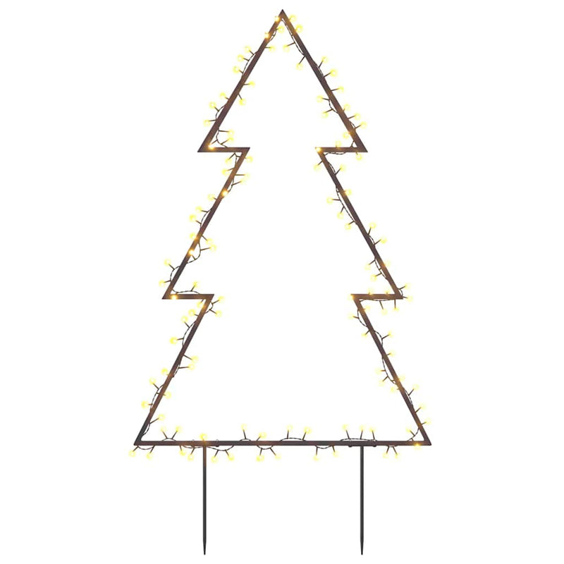 Load image into Gallery viewer, Vidaxl kerstverlichting kerstboom met grondpinnen 115 led's 90 cm
