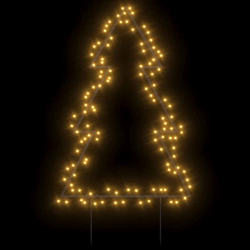 Load image into Gallery viewer, Vidaxl kerstverlichting kerstboom met grondpinnen 115 led's 90 cm

