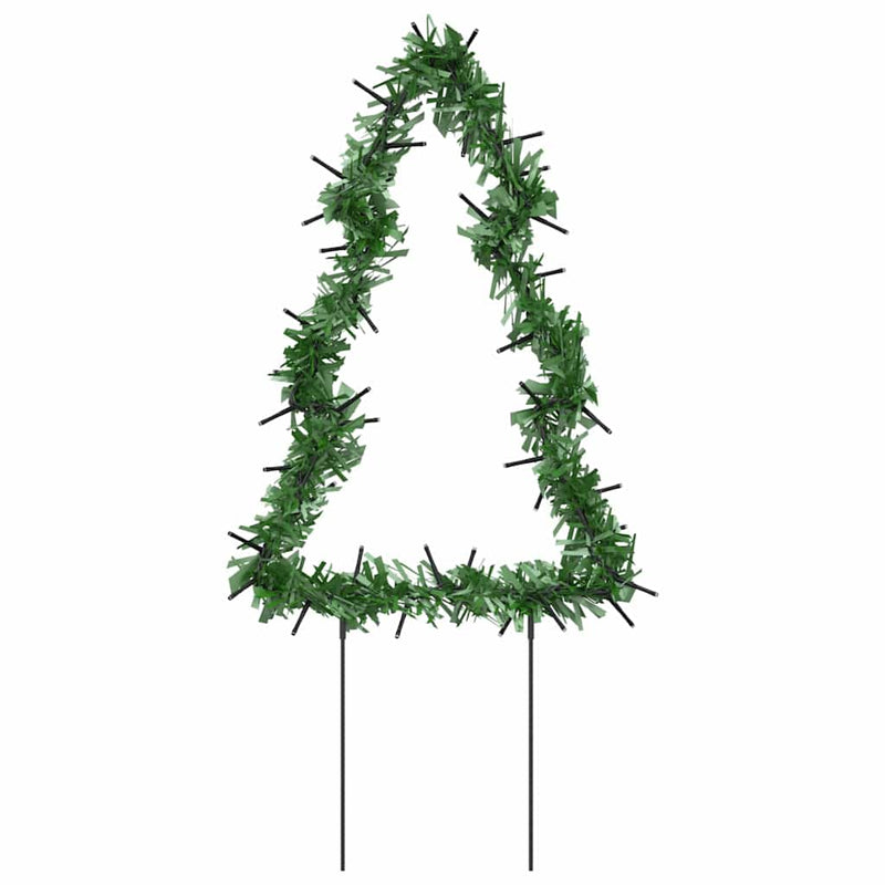 Load image into Gallery viewer, Vidaxl kerstverlichting kerstboom 3 st met grondpinnen 50 led's 30 cm
