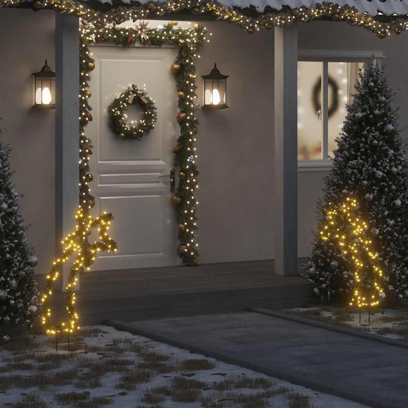 Afbeelding laden in galerijviewer, Vidaxl kerstverlichting meteoor met grondpinnen 115 led's 89 cm
