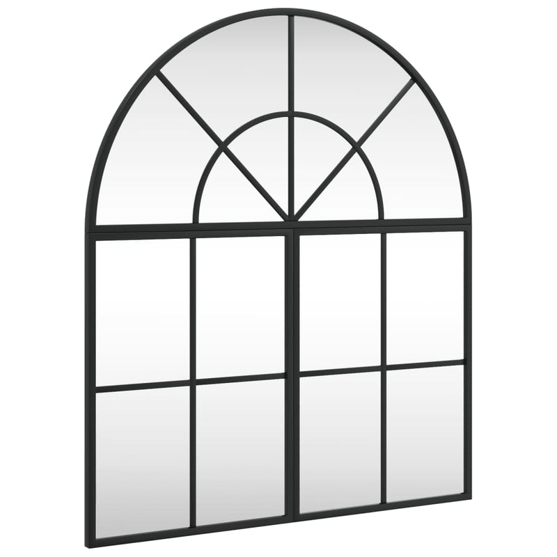 Load image into Gallery viewer, VidaXL Wandspiegel boog 60x70 cm ijzer zwart
