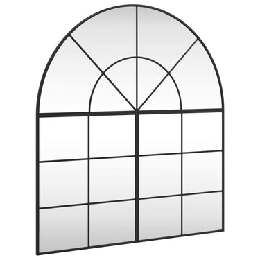 Vidaxl wandspiegel boog 100x110 cm ijzer zwart