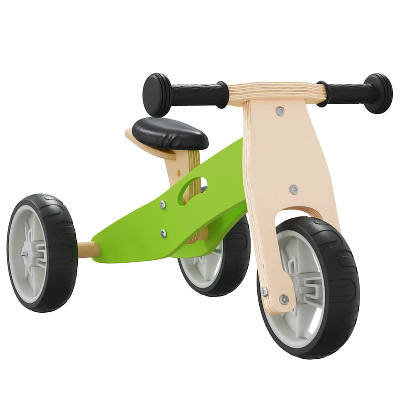 ギャラリービューアに画像をロードする, Vidaxl loopfiets voor kinderen 2-in-1 groen
