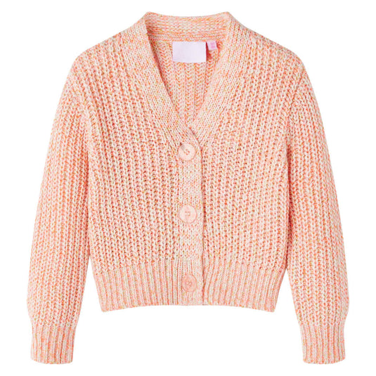VidaXL Kindervest gebreid 140 gemengd roze