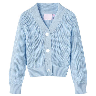 Vidaxl kindervest gebreid 98 blauw
