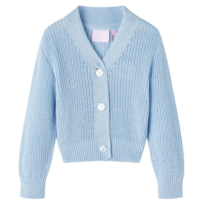 Load image into Gallery viewer, Vidaxl kindervest gebreid 104 blauw
