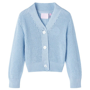 Vidaxl kindervest gebreid 116 blauw