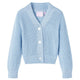 Vidaxl kindervest gebreid 116 blauw