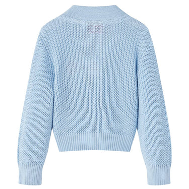 Vidaxl kindervest gebreid 116 blauw