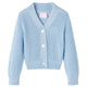 Vidaxl kindervest gebreid 128 blauw