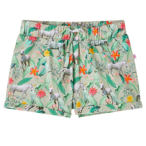 VidaXL Kindershorts met trekkoord 140 lichtkaki