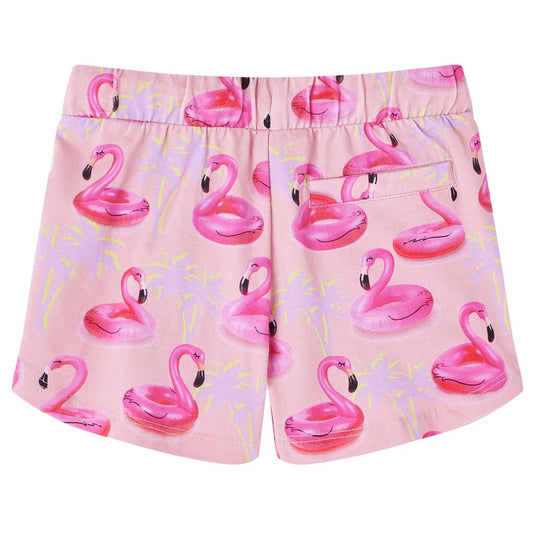 Vidaxl kindershorts met trekkoord 104 lichtroze