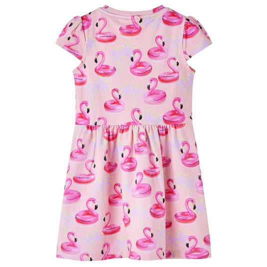 Vidaxl kinderjurk 104 lichtroze