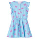 Vidaxl kinderjurk met knopen zonder mouwen 104 blauw