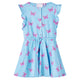 Vidaxl kinderjurk met knopen zonder mouwen 128 blauw