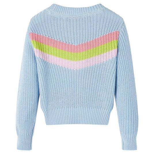 Vidaxl kindertrui gebreid 92 blauw