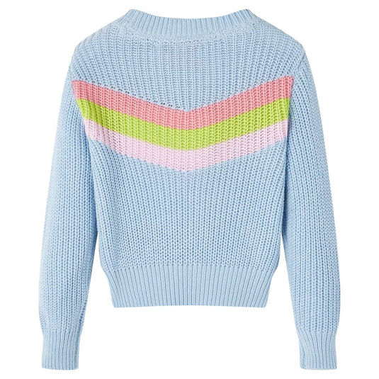 Vidaxl kindertrui gebreid 116 blauw