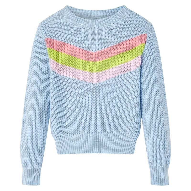 Load image into Gallery viewer, Vidaxl kindertrui gebreid 128 blauw
