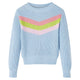 Vidaxl kindertrui gebreid 128 blauw