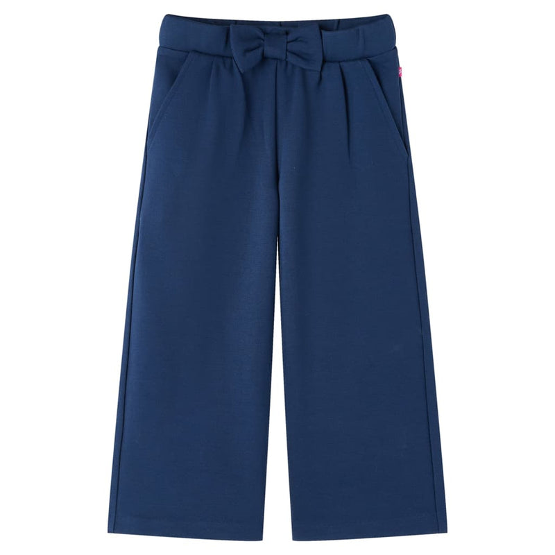 Load image into Gallery viewer, VidaXL Kinderbroek met wijde pijpen 92 marineblauw
