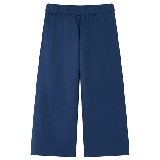 VidaXL Kinderbroek met wijde pijpen 92 marineblauw
