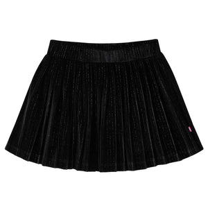 Vidaxl kinderrokje geplooid 92 lurex zwart