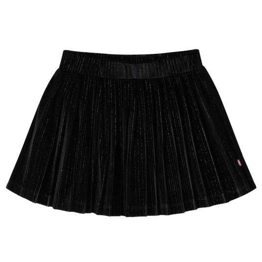 Vidaxl kinderrokje geplooid 92 lurex zwart