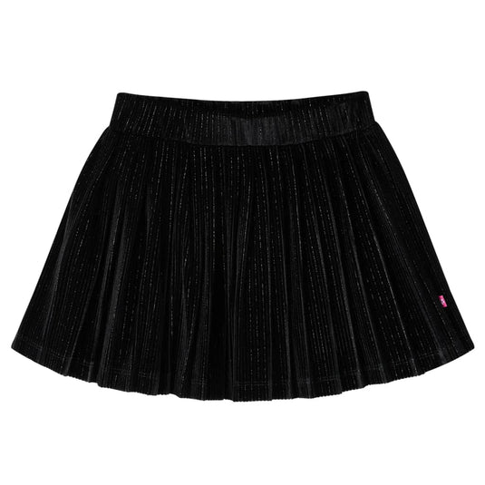 Vidaxl kinderrokje geplooid 104 lurex zwart