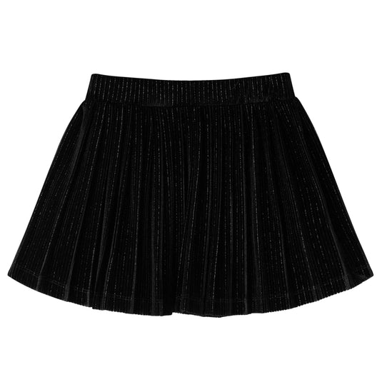 Vidaxl kinderrokje geplooid 104 lurex zwart