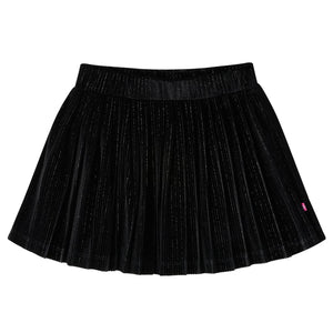 Vidaxl kinderrokje geplooid 128 lurex zwart