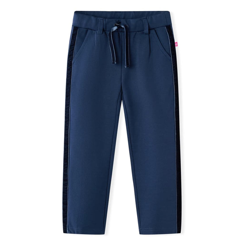 Load image into Gallery viewer, Vidaxl kinderbroek met zwarte bies 104 marineblauw
