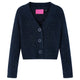 Vidaxl kindervest gebreid 128 marineblauw