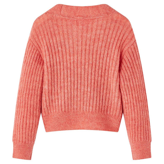 Vidaxl kindervest gebreid 104 middelroze