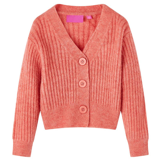 Vidaxl kindervest gebreid 116 middelroze