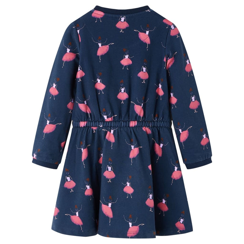 Load image into Gallery viewer, Vidaxl kinderjurk 116 marineblauw
