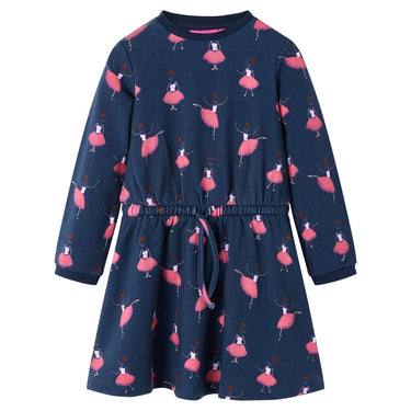 Vidaxl kinderjurk 140 marineblauw
