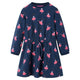 Vidaxl kinderjurk 140 marineblauw